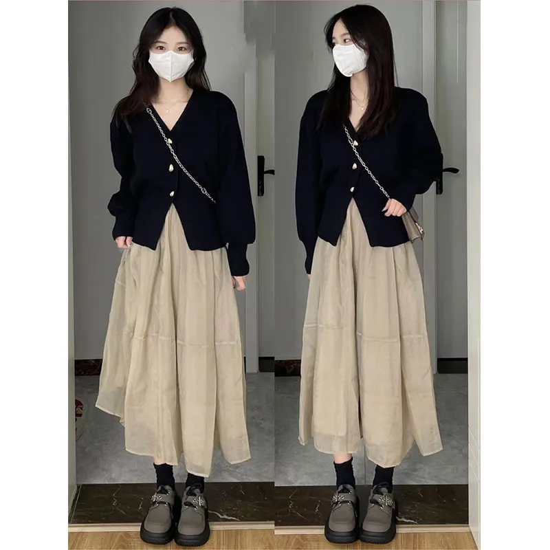 PUREIDOL Two Piece Skirt Sets Women's-4