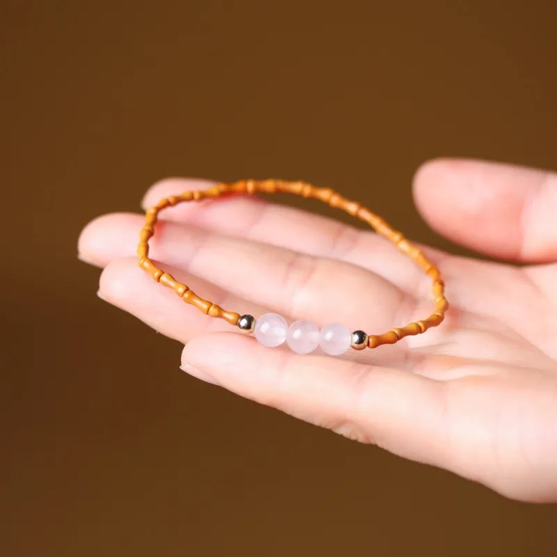 XIAOFENGCHAI Olive Pit Bracelets Unisex-4
