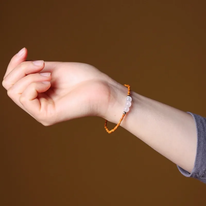 XIAOFENGCHAI Olive Pit Bracelets Unisex-5