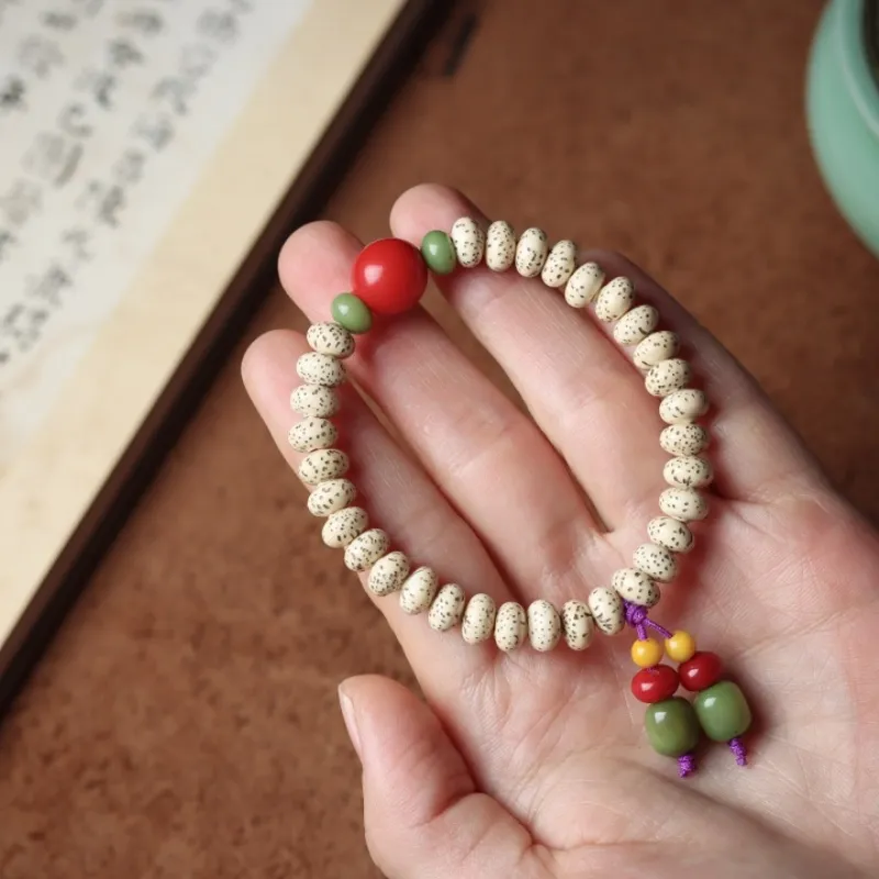XIAOFENGCHAI Star Moon Bodhi Seeds Bracelets Unisex-8