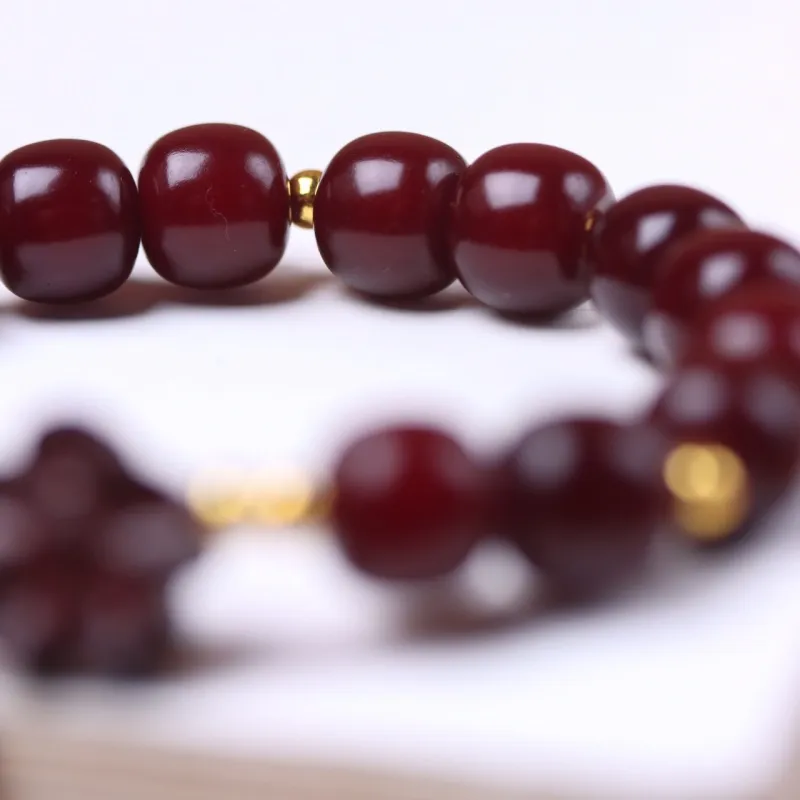XIAOFENGCHAI White Jade Bodhi Bracelets Women's-4
