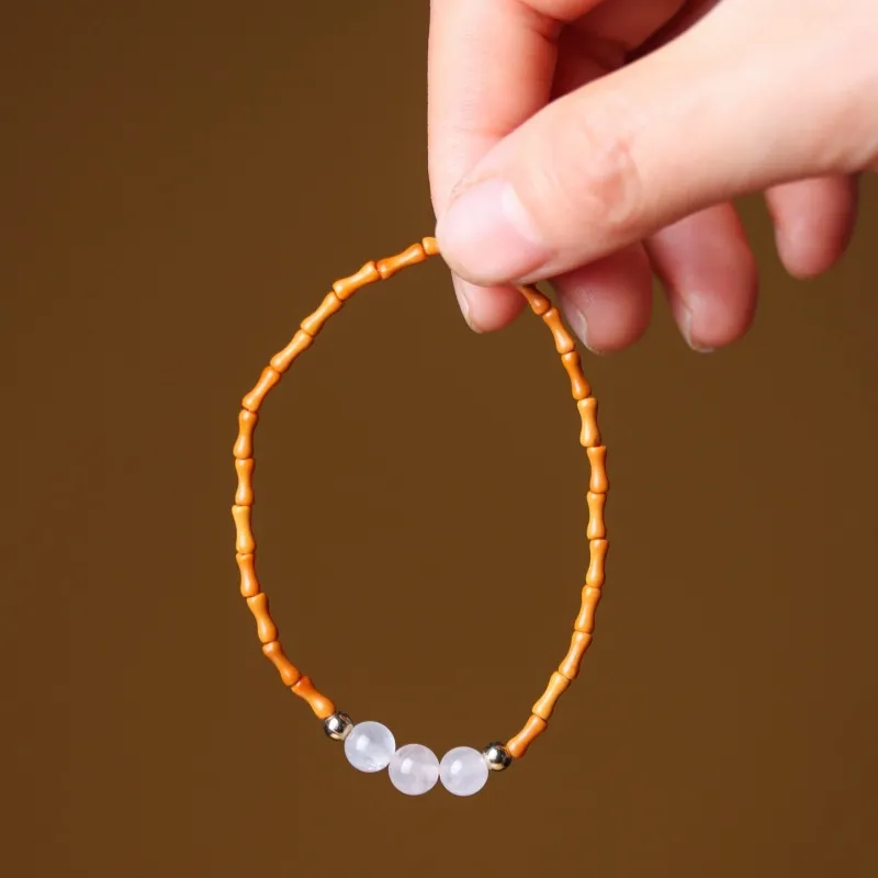 XIAOFENGCHAI Olive Pit Bracelets Unisex-3