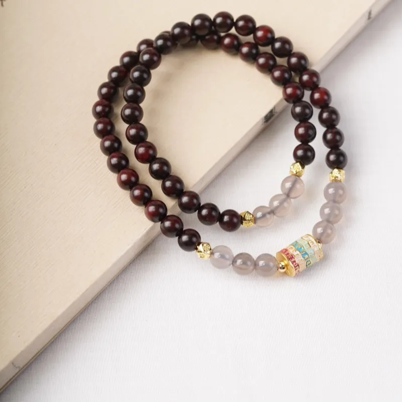 XIAOFENGCHAI Rosewood Bracelets Unisex-3