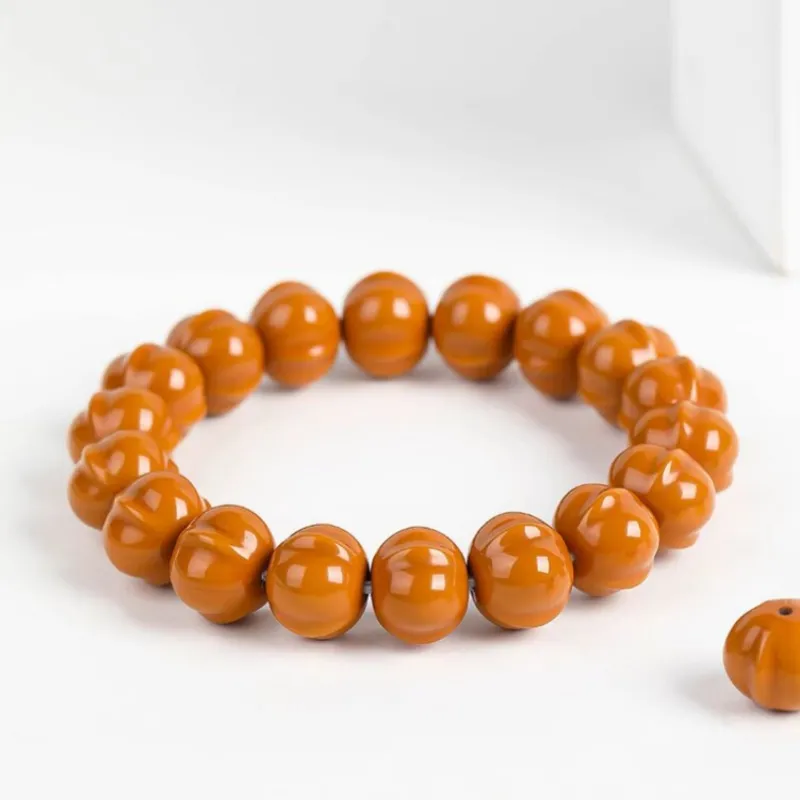 XIAOFENGCHAI Monkey Head Walnut Bracelets Unisex-2
