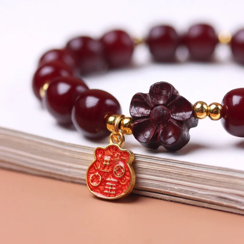 XIAOFENGCHAI White Jade Bodhi Bracelets Women's-3