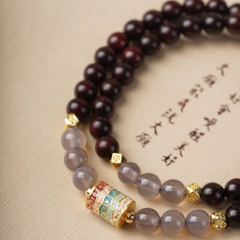 XIAOFENGCHAI Rosewood Bracelets Unisex-2