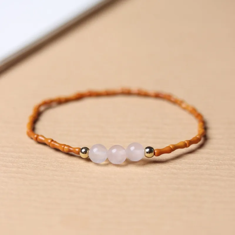 XIAOFENGCHAI Olive Pit Bracelets Unisex-2
