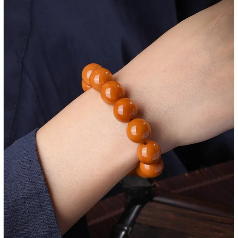 XIAOFENGCHAI Monkey Head Walnut Bracelets Unisex-5