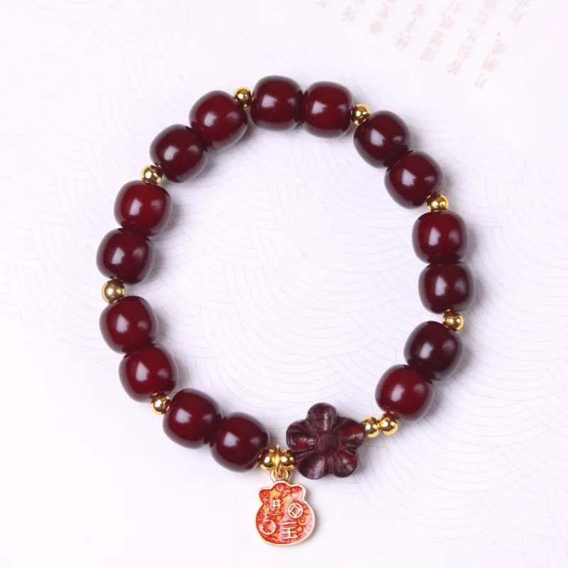XIAOFENGCHAI White Jade Bodhi Bracelets Women's-1