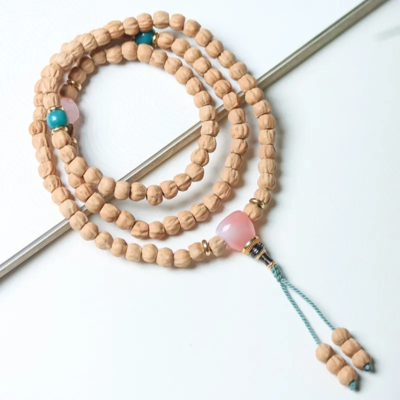 XIAOFENGCHAI Cacumen Platycladi Seeds Bracelets Unisex-5