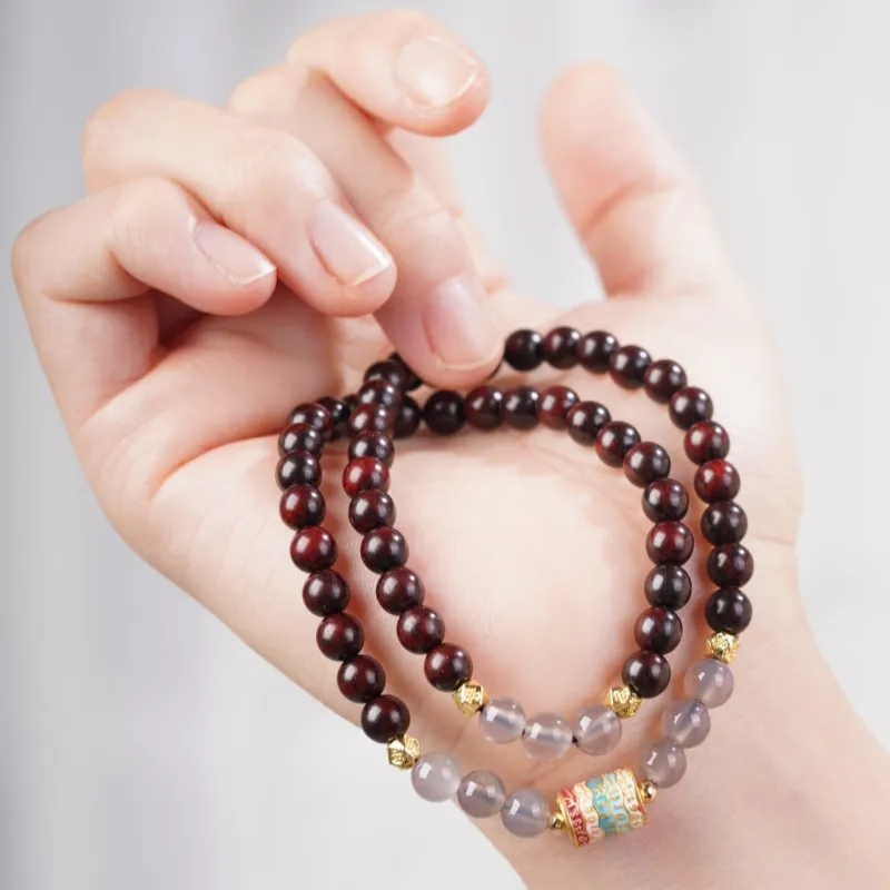 XIAOFENGCHAI Rosewood Bracelets Unisex-5