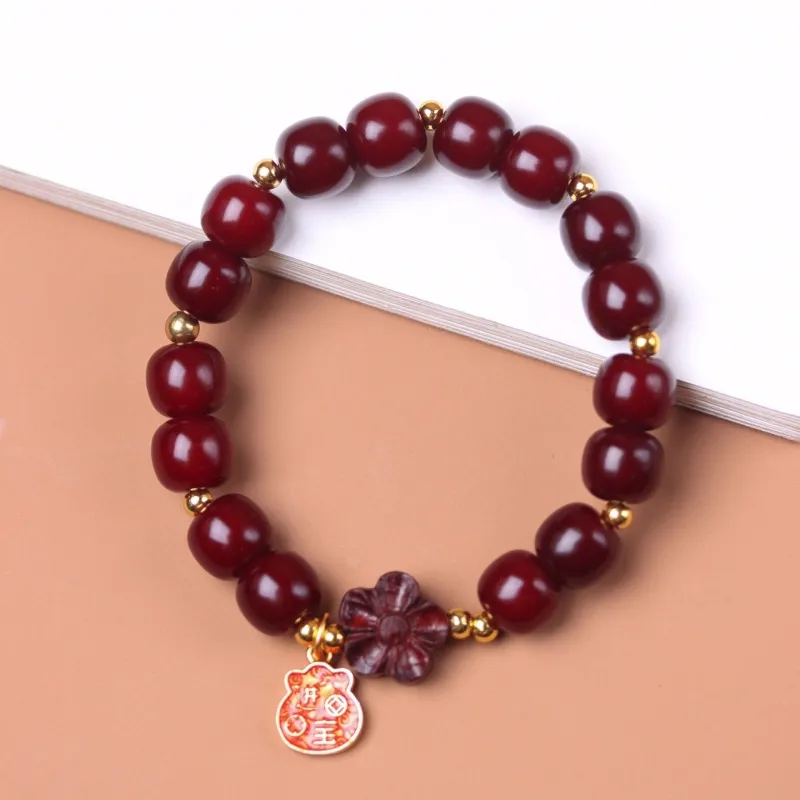 XIAOFENGCHAI White Jade Bodhi Bracelets Women's-6