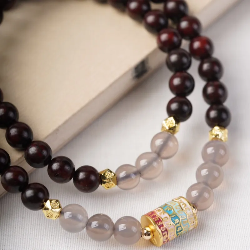XIAOFENGCHAI Rosewood Bracelets Unisex-4