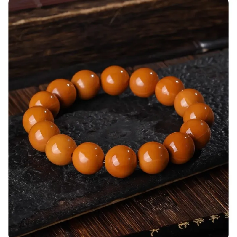 XIAOFENGCHAI Monkey Head Walnut Bracelets Unisex-4