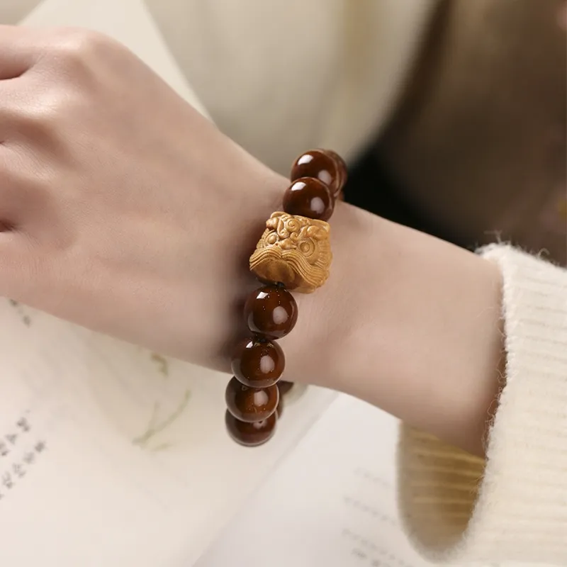 XIAOFENGCHAI Purple Gold Rat Bracelets Unisex-5
