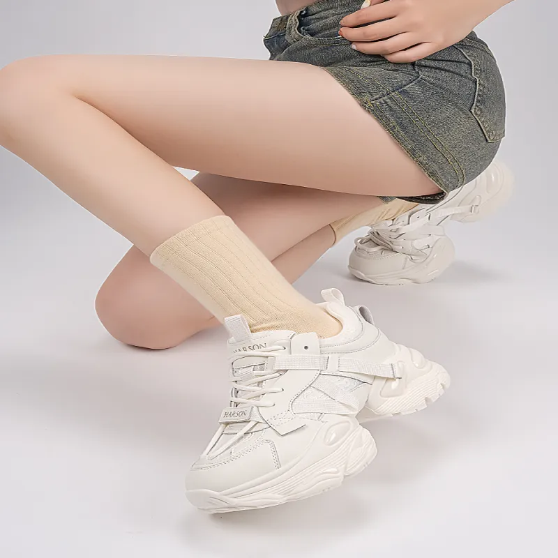 HARSON Anti-Slip Wear-Resistant Low-Top Chunky Sneakers Women's-11