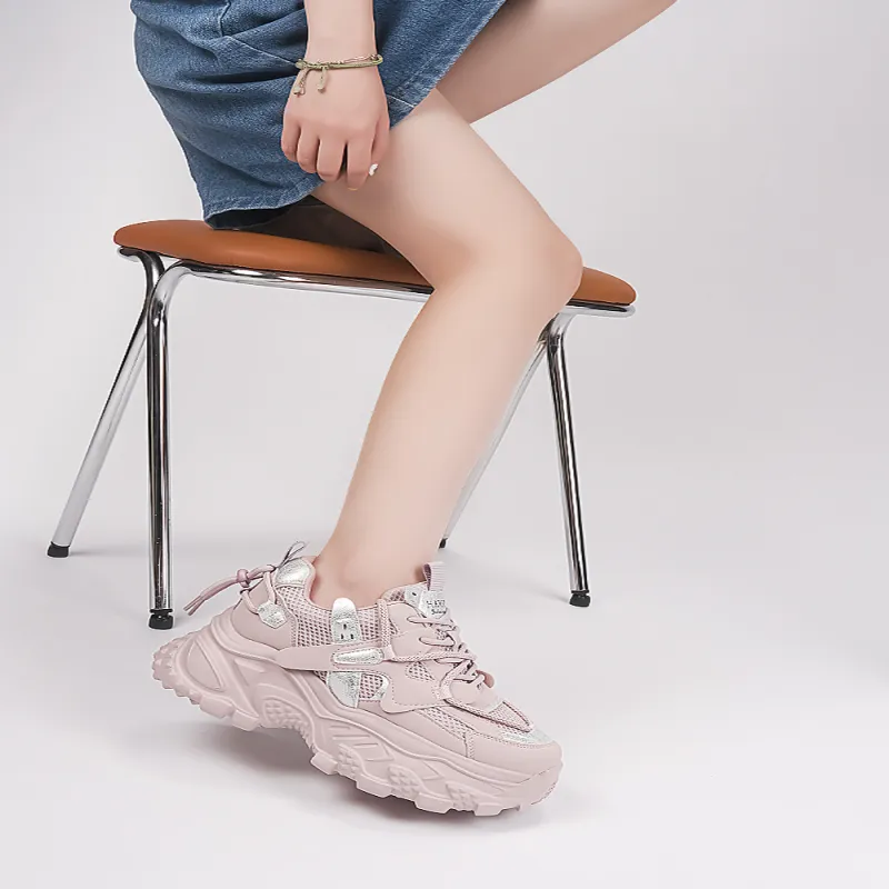 HARSON Wear-Resistant Slip-Resistant Low-Top Chunky Sneakers Women's-24