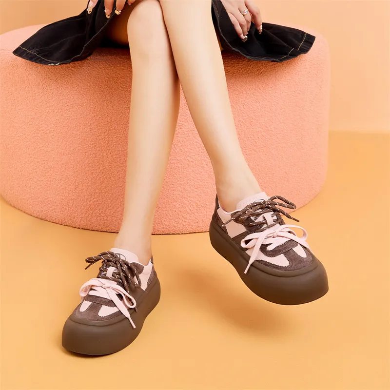 HARSON Skateboard Shoes Anti-Slip And Wear-Resistant Lightweight Low-Top Casual Shoes Women's-11