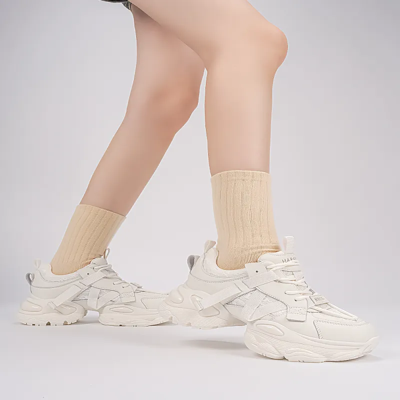 HARSON Anti-Slip Wear-Resistant Low-Top Chunky Sneakers Women's-13