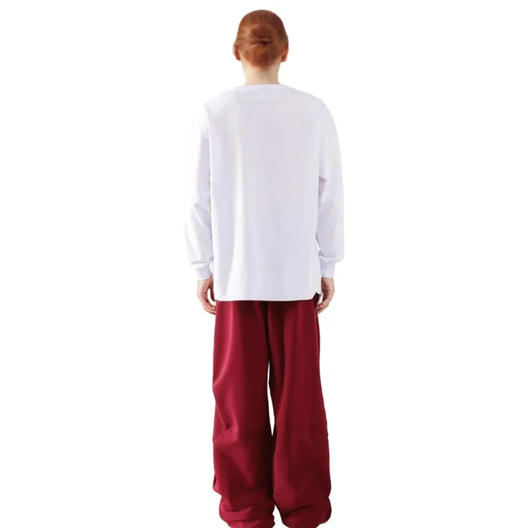 FASTFISH Cargo Pants Unisex Burgundy-2
