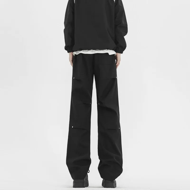 FASTFISH Windbreaker Pants Unisex Black-5
