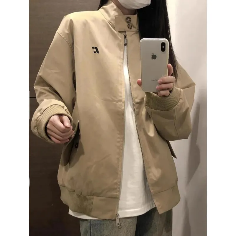 FASTFISH Jackets & Coats Unisex Khaki-2