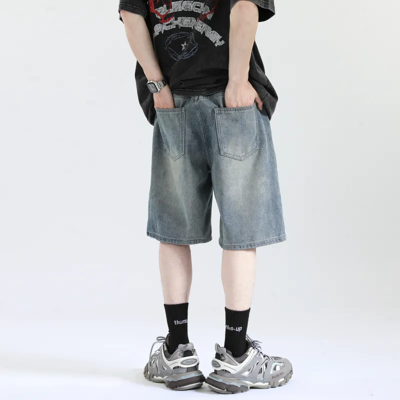 FASTFISH Denim Shorts Men-3