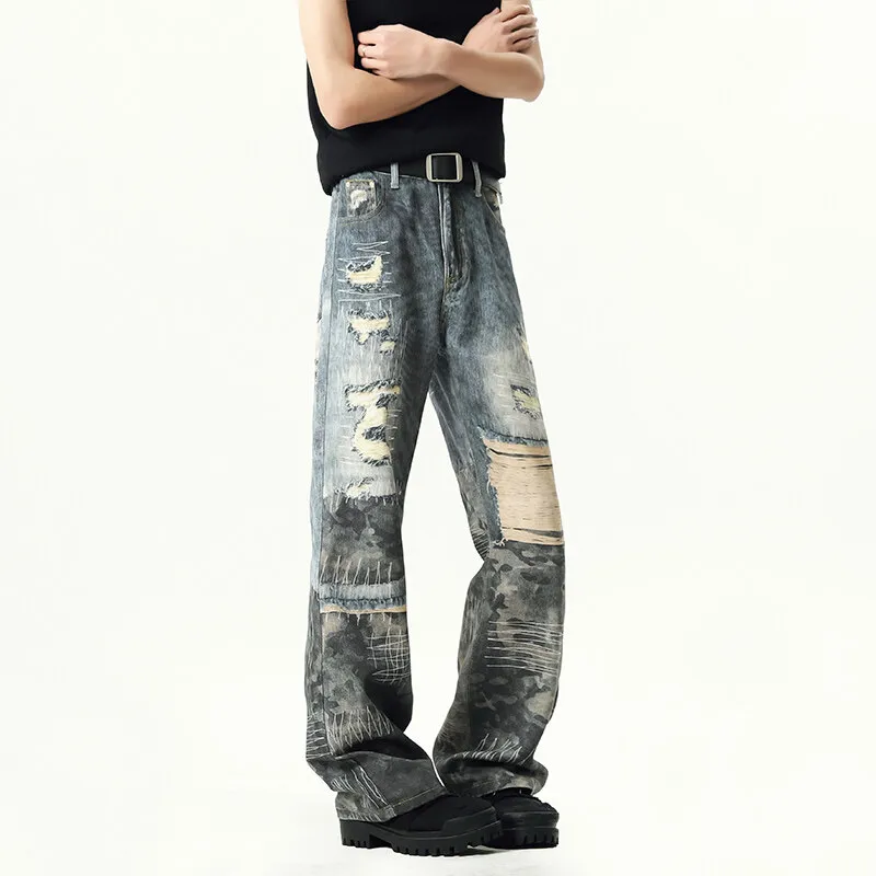 FASTFISH Jeans Unisex Blue-5