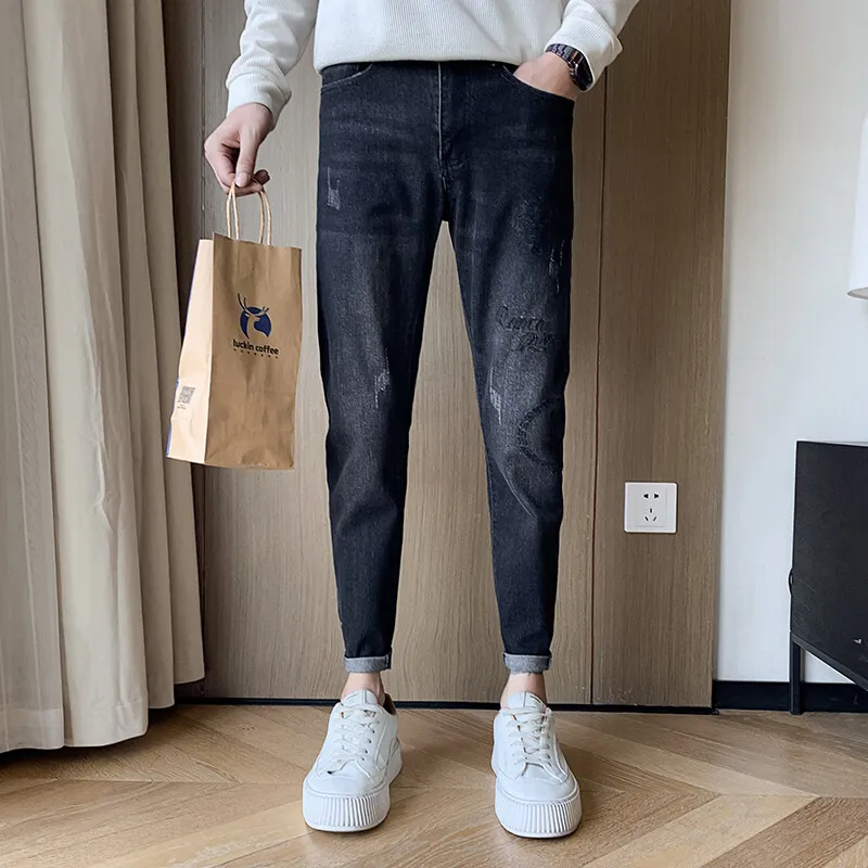 FASTFISH Jeans Unisex Black-2