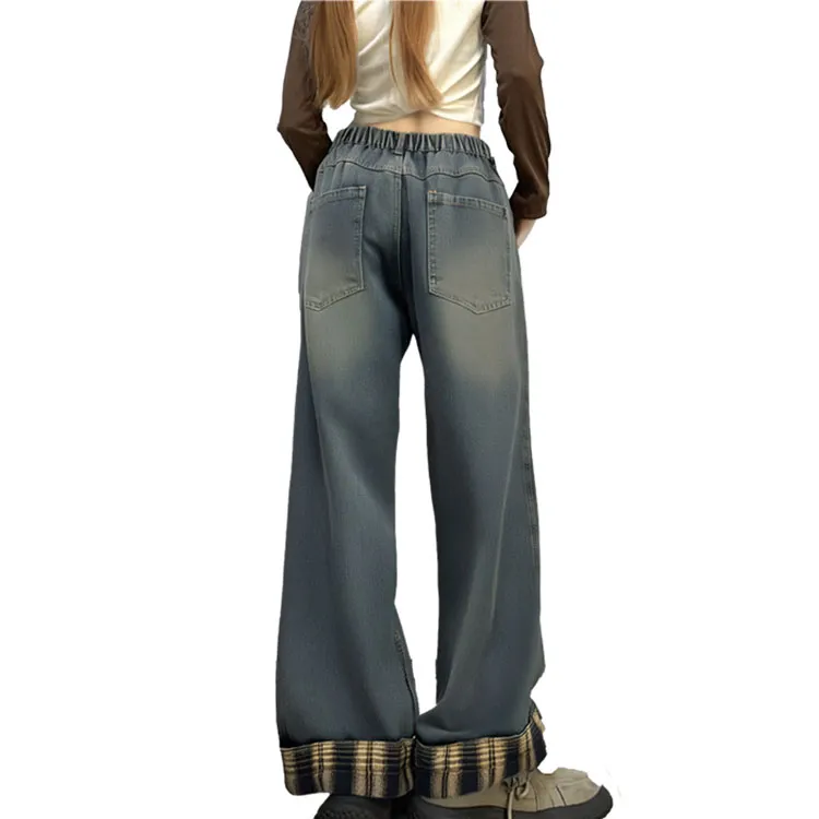 FASTFISH Jeans Unisex Yellow Mud Blue-2