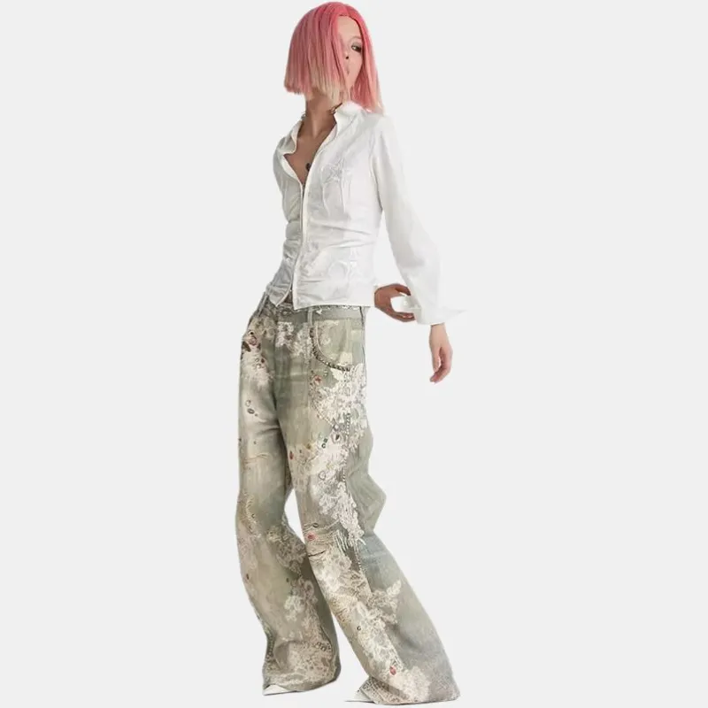 FASTFISH Jeans Unisex Blue-4