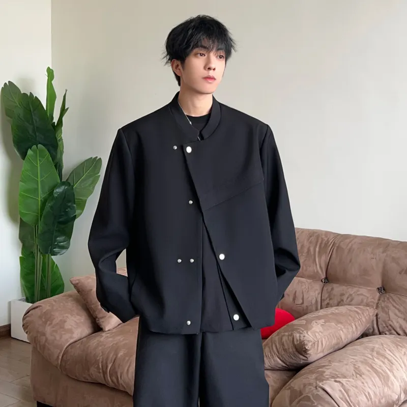 FASTFISH Coat Jacket Unisex Black-4