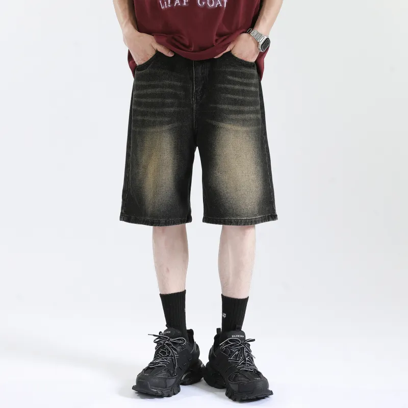 FASTFISH Denim Shorts Men-6