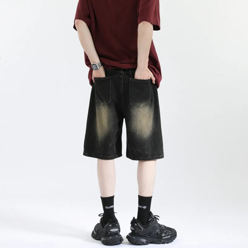 FASTFISH Denim Shorts Men-7