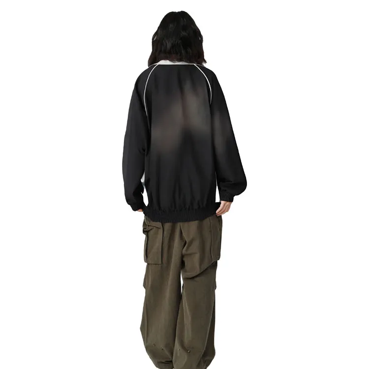 FASTFISH Jackets Coats Unisex Black Apricot-2