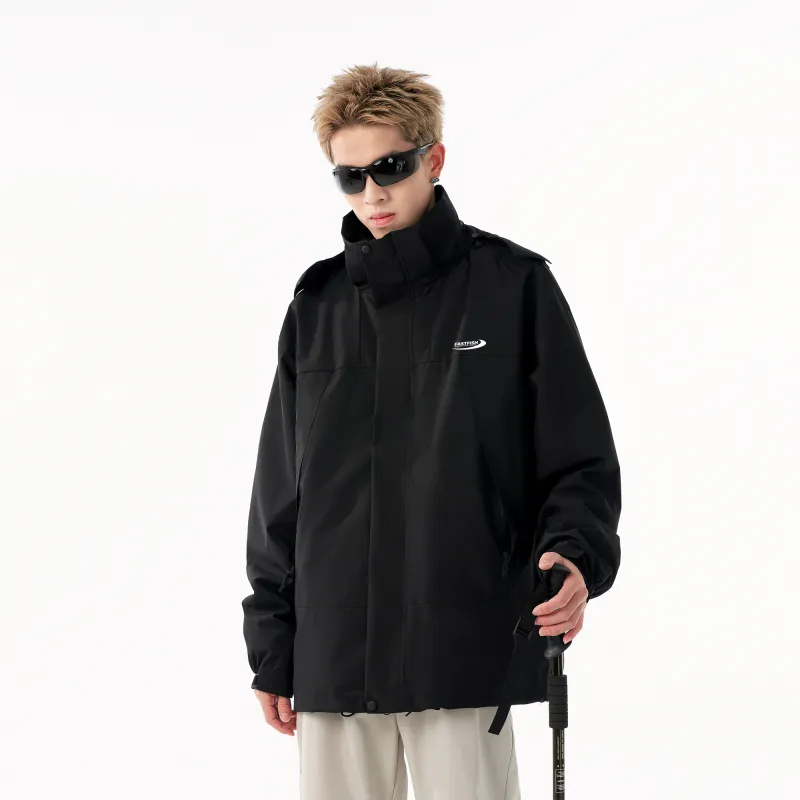 FASTFISH Water Resistant Windproof Wear Resistant Warm Windbreaker Jacket Unisex-6