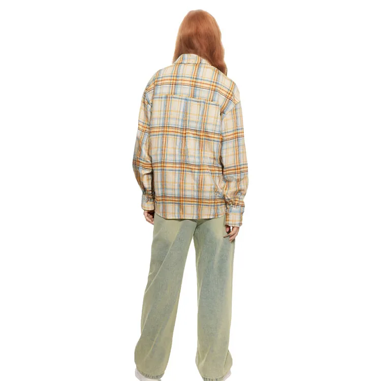 FASTFISH Shirt Unisex Red Plaid-6