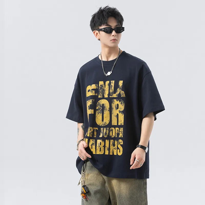 FASTFISH T Shirts Unisex Navy Blue-6