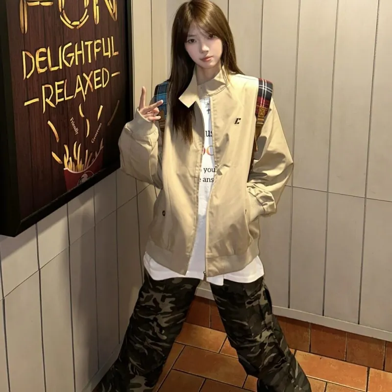 FASTFISH Jackets & Coats Unisex Khaki-6