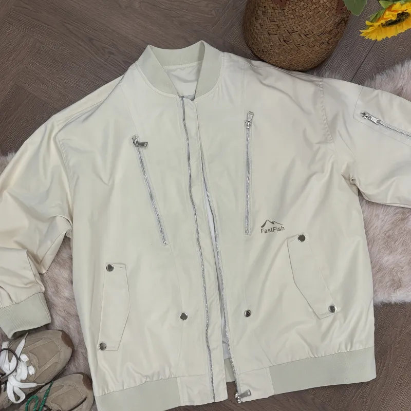 FASTFISH Jackets Coats Unisex Army Green-7