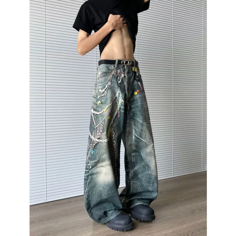 FASTFISH Jeans Unisex Blue-3
