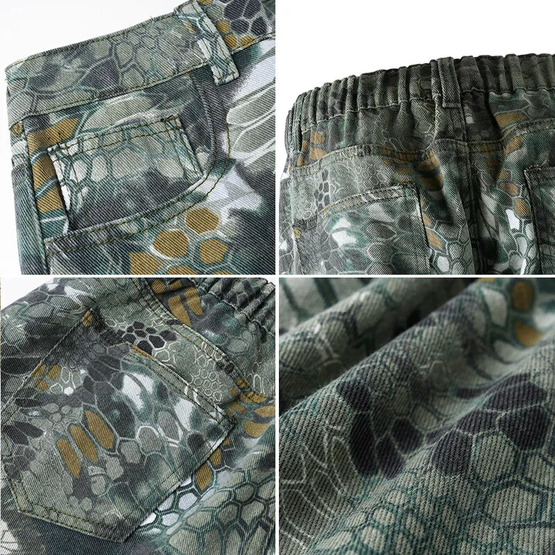 FASTFISH Cargo Pants Unisex Green-4