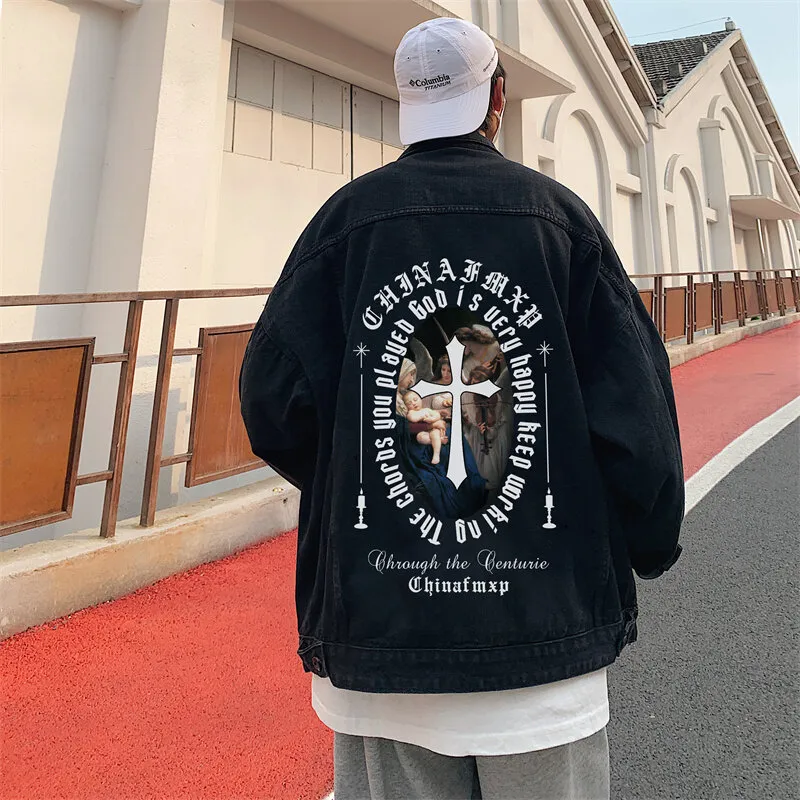 FASTFISH Denim Jackets Unisex-2