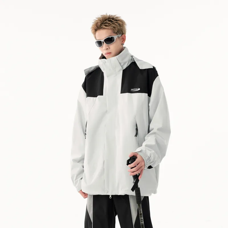 FASTFISH Water Resistant Windproof Wear Resistant Warm Windbreaker Jacket Unisex-2