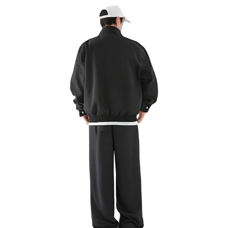 FASTFISH Jackets Coats Unisex Black-2