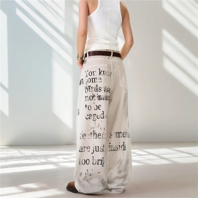 FASTFISH Jeans Unisex White-2