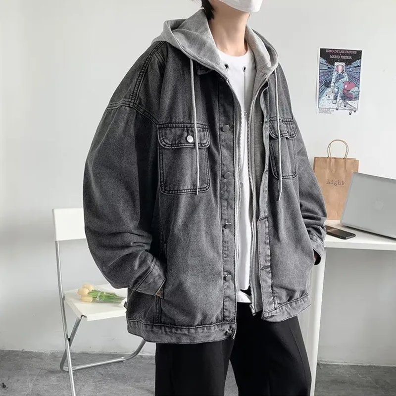 FASTFISH Denim Jackets Unisex-8