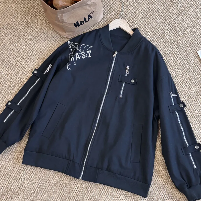 FASTFISH Jackets Coats Unisex Black-3