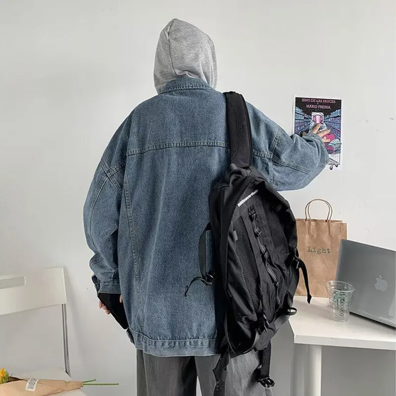 FASTFISH Denim Jackets Unisex-4