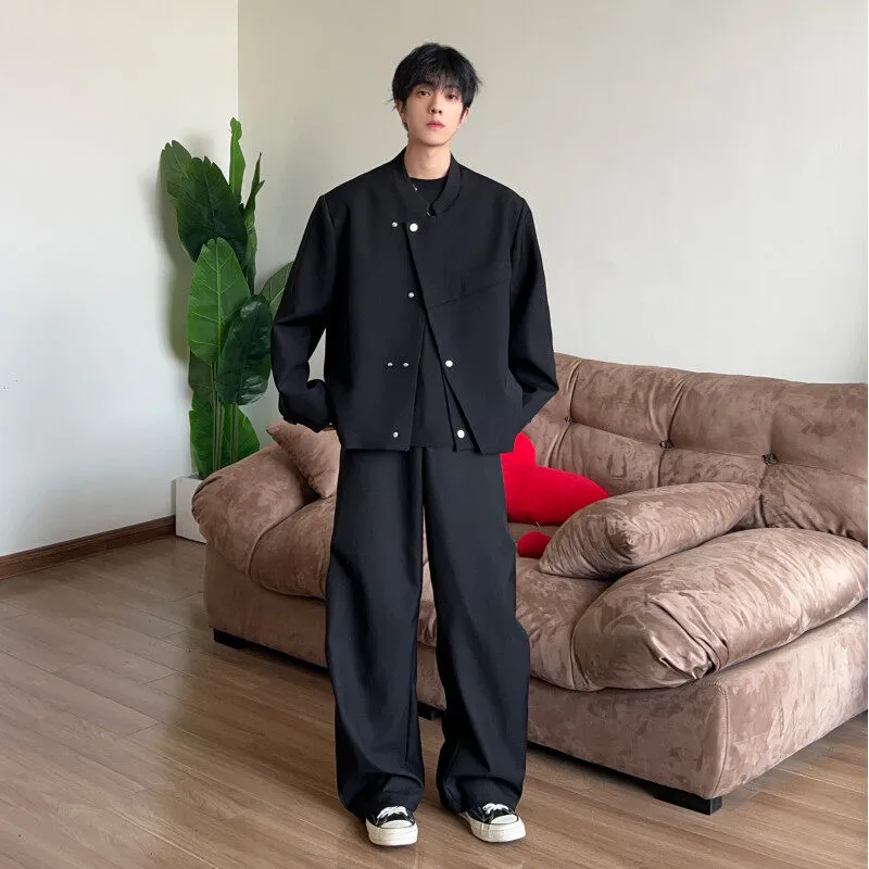 FASTFISH Coat Jacket Unisex Black-2